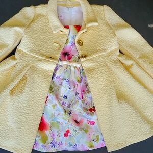 Floral Dress w Matching Coat